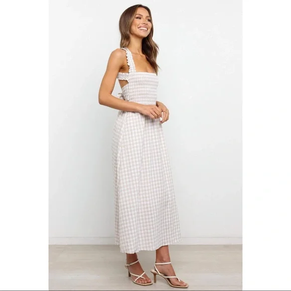 SOLD Petal and pup gingham midi dress - Picture 5 of 6